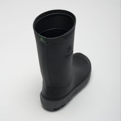 Black-Charcoal : Riptide Kids' Rain Boots - Top View