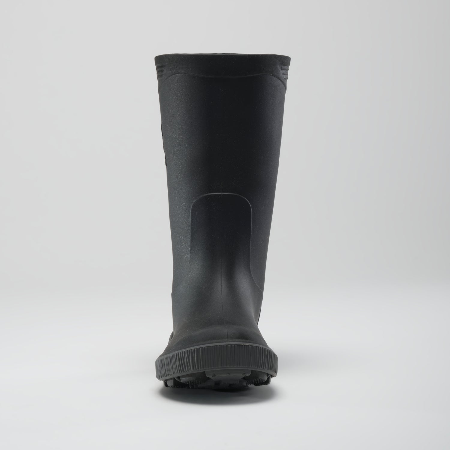 Black-Charcoal : Riptide Kids' Rain Boots - Front View