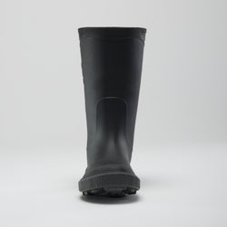 Black-Charcoal : Riptide Kids' Rain Boots - Front View