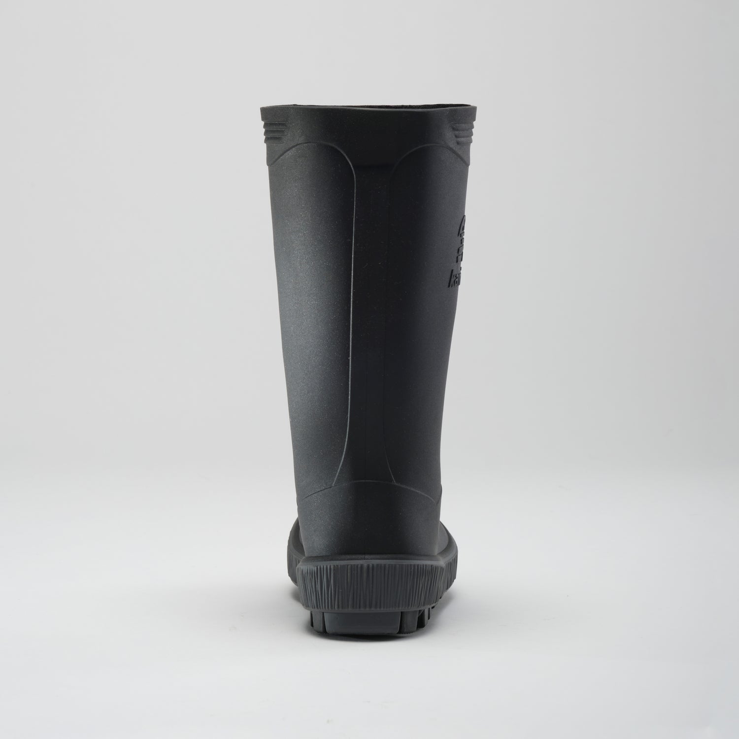 Black-Charcoal : Riptide Kids' Rain Boots - Back View