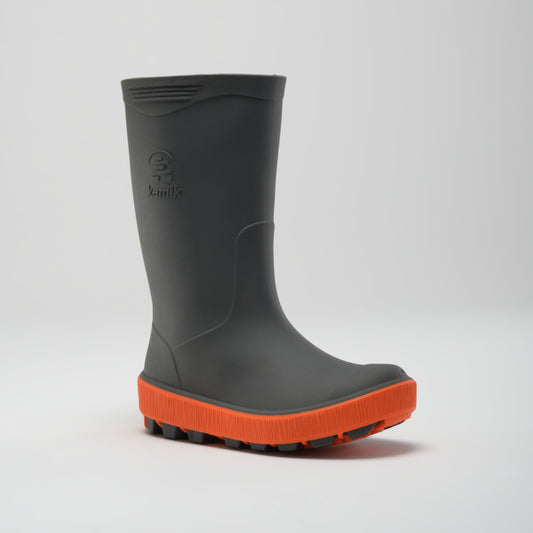 Charcoal : Riptide Kids' Rain Boots