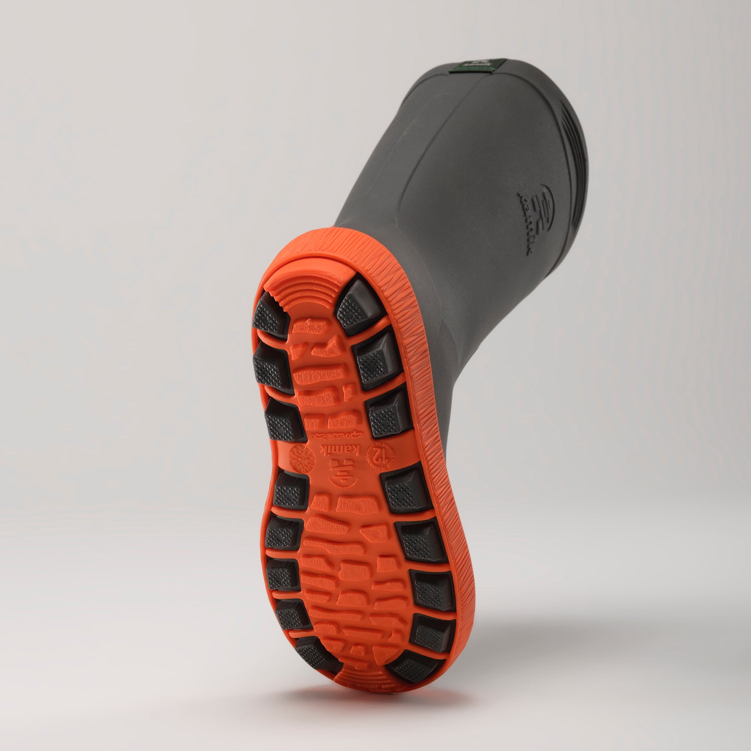 Charcoal : Riptide Kids' Rain Boots - Outsole View