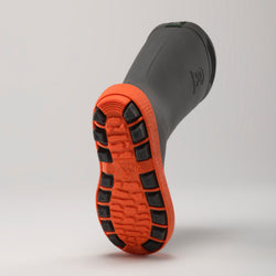 Charcoal : Riptide Kids' Rain Boots - Outsole View
