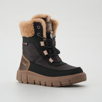 Black-Brown : Seeker F Kids Winter Boots - Main View