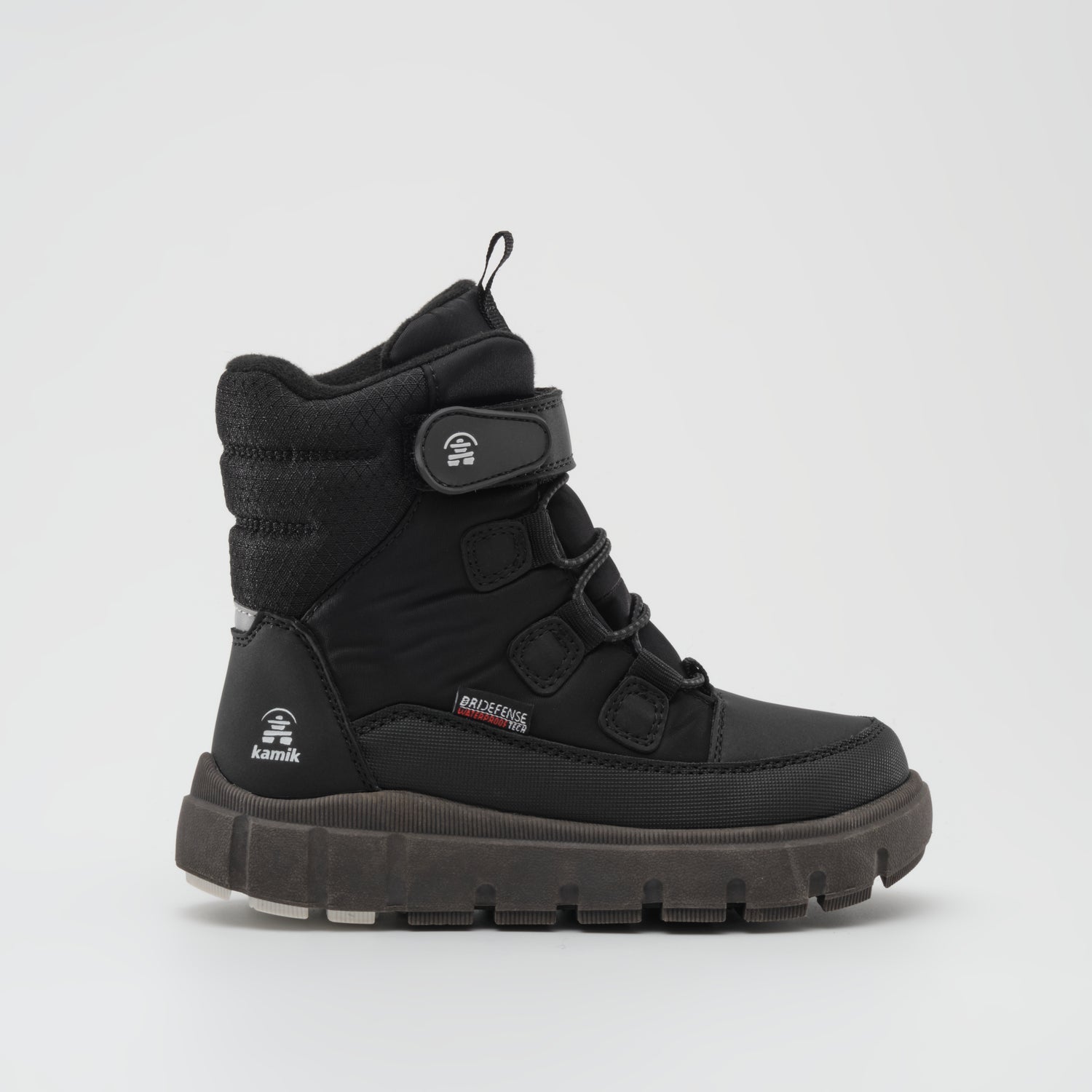 Black : Seeker Kids Winter Boots - Side View