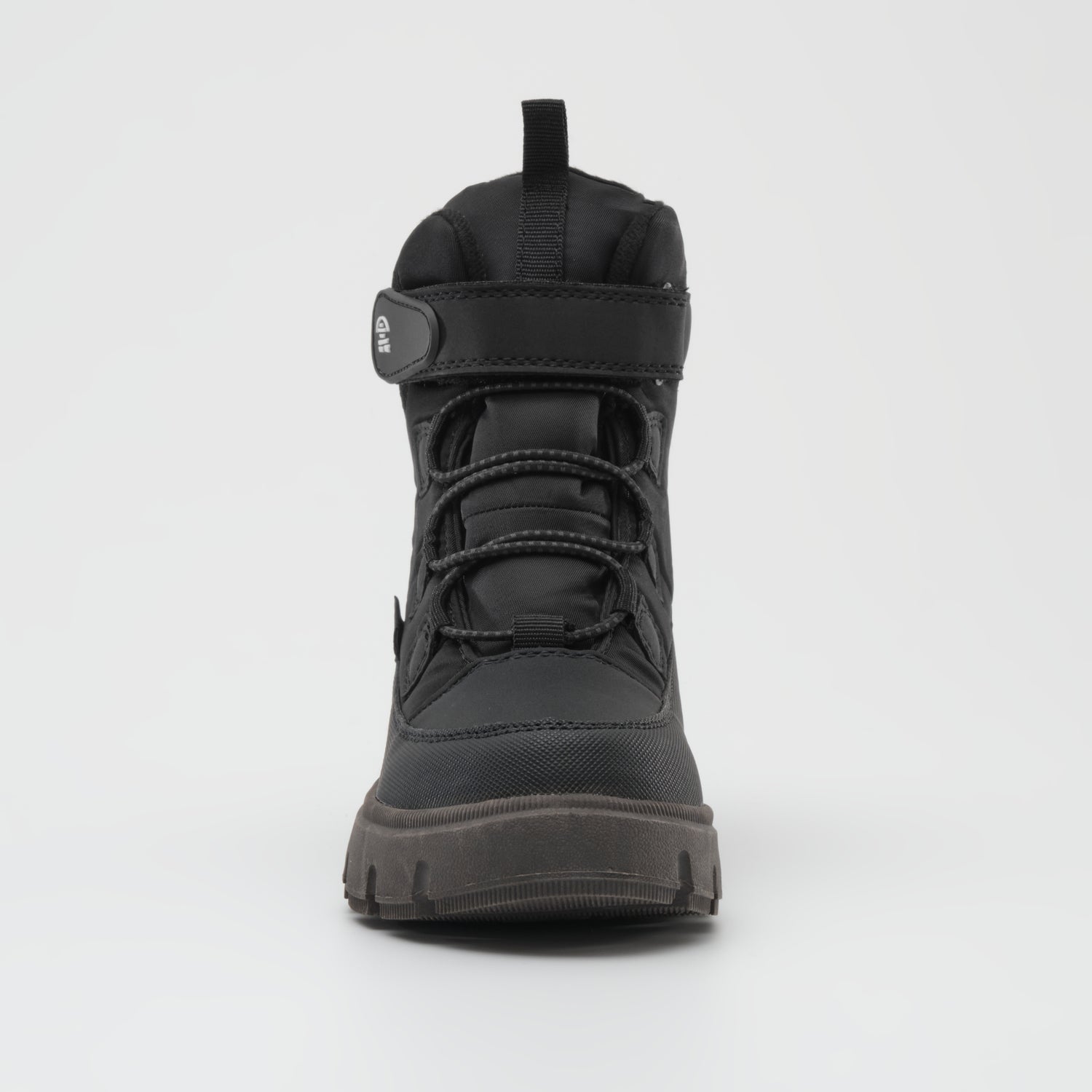 Black : Seeker Kids Winter Boots - Front View