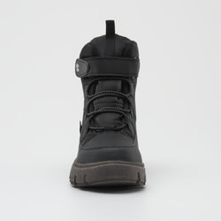 Black : Seeker Kids Winter Boots - Front View