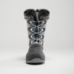 Charcoal : Snowangel Kids Winter Boots - Front View