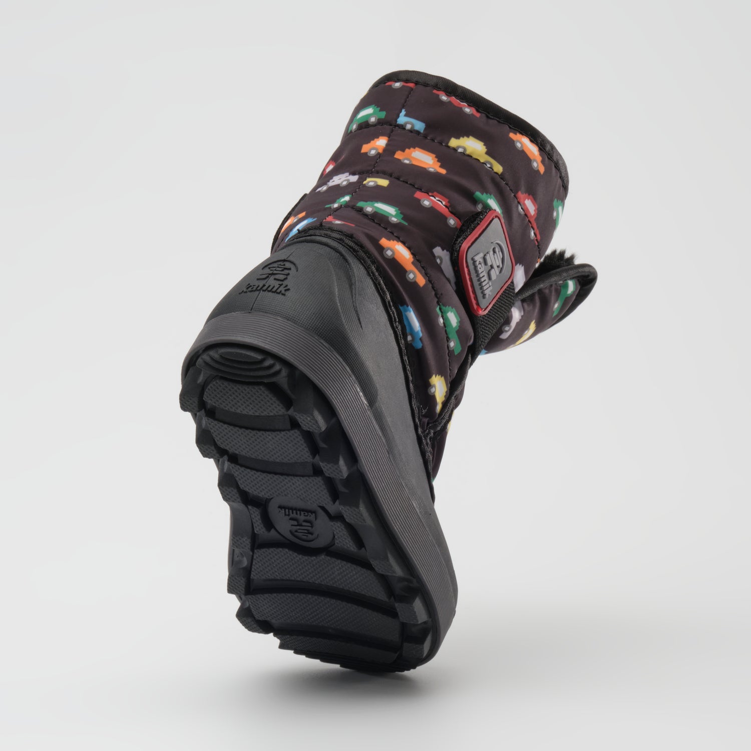 Black : Snowbug 7 Print Toddlers Winter Boots - Outsole View