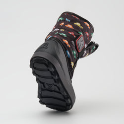 Black : Snowbug 7 Print Toddlers Winter Boots - Outsole View
