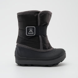 Black : Snowbug 7 Kids Winter Boots - Side View