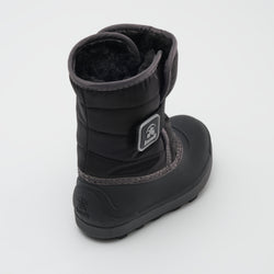 Black : Snowbug 7 Kids Winter Boots - Three-Quarter Back View