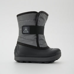 Silver : Snowbug 7 Kids Winter Boots - Side View