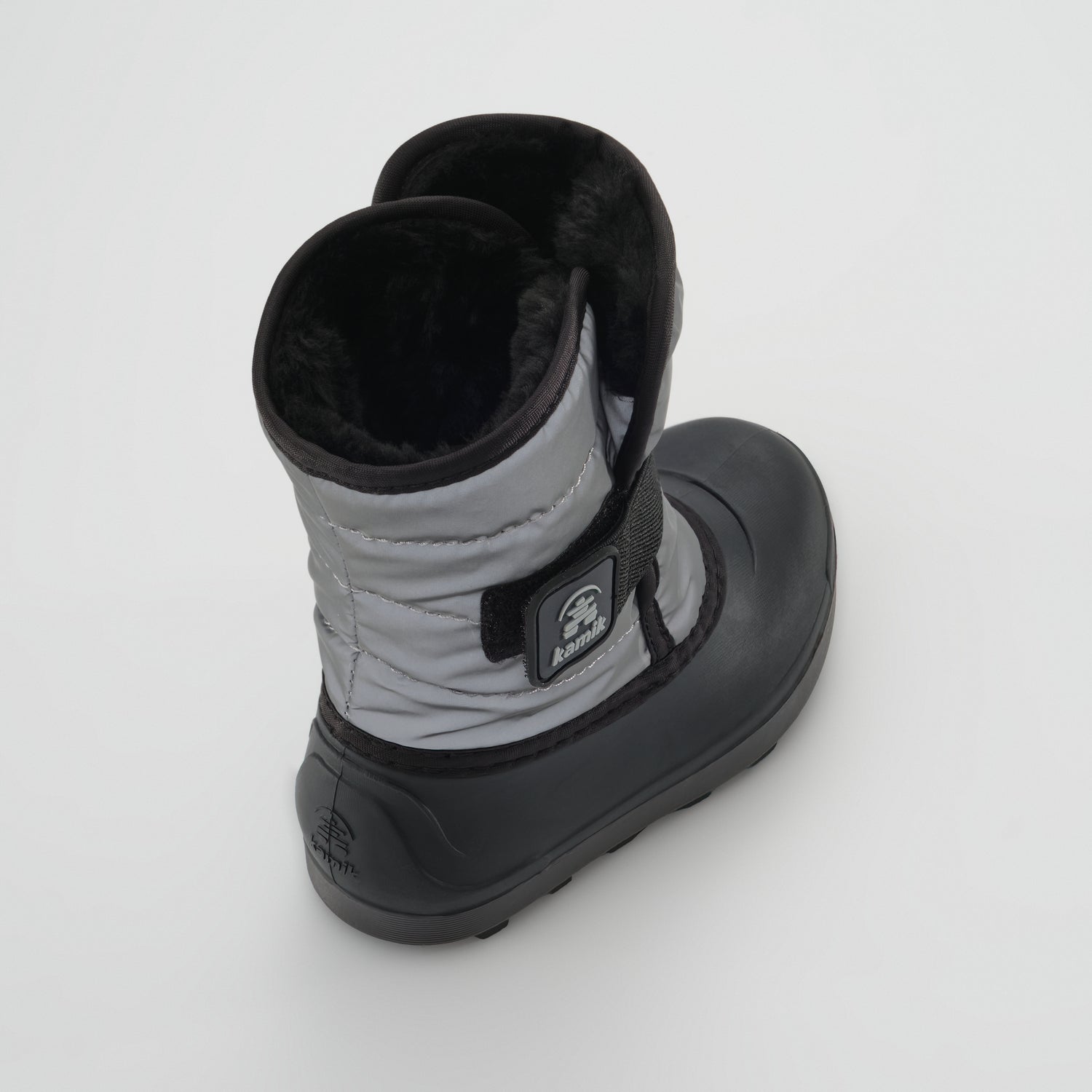 Silver : Snowbug 7 Kids Winter Boots - Three-Quarter Top View