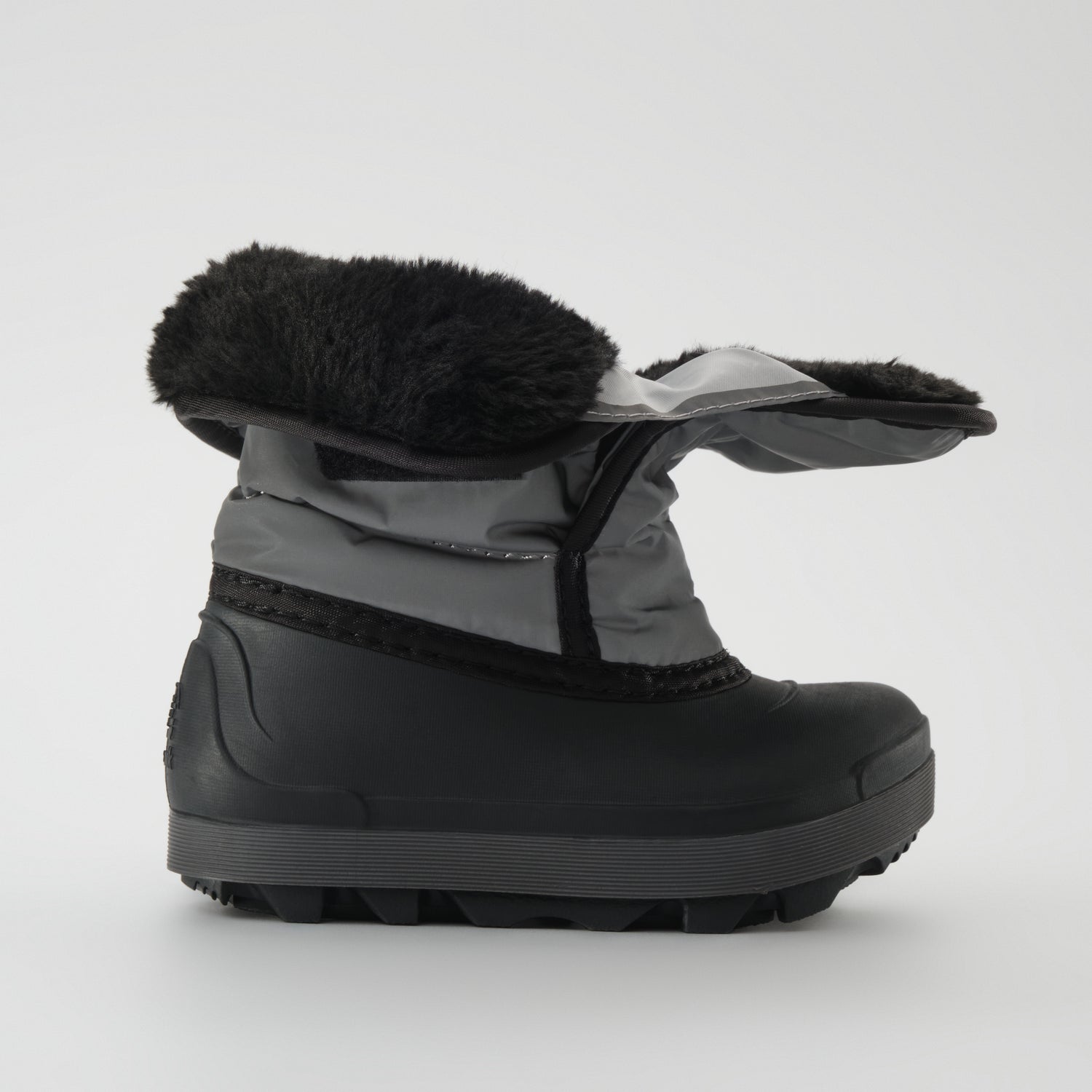 Silver : Snowbug 7 Kids Winter Boots - Open View