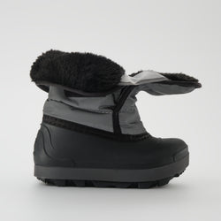 Silver : Snowbug 7 Kids Winter Boots - Open View