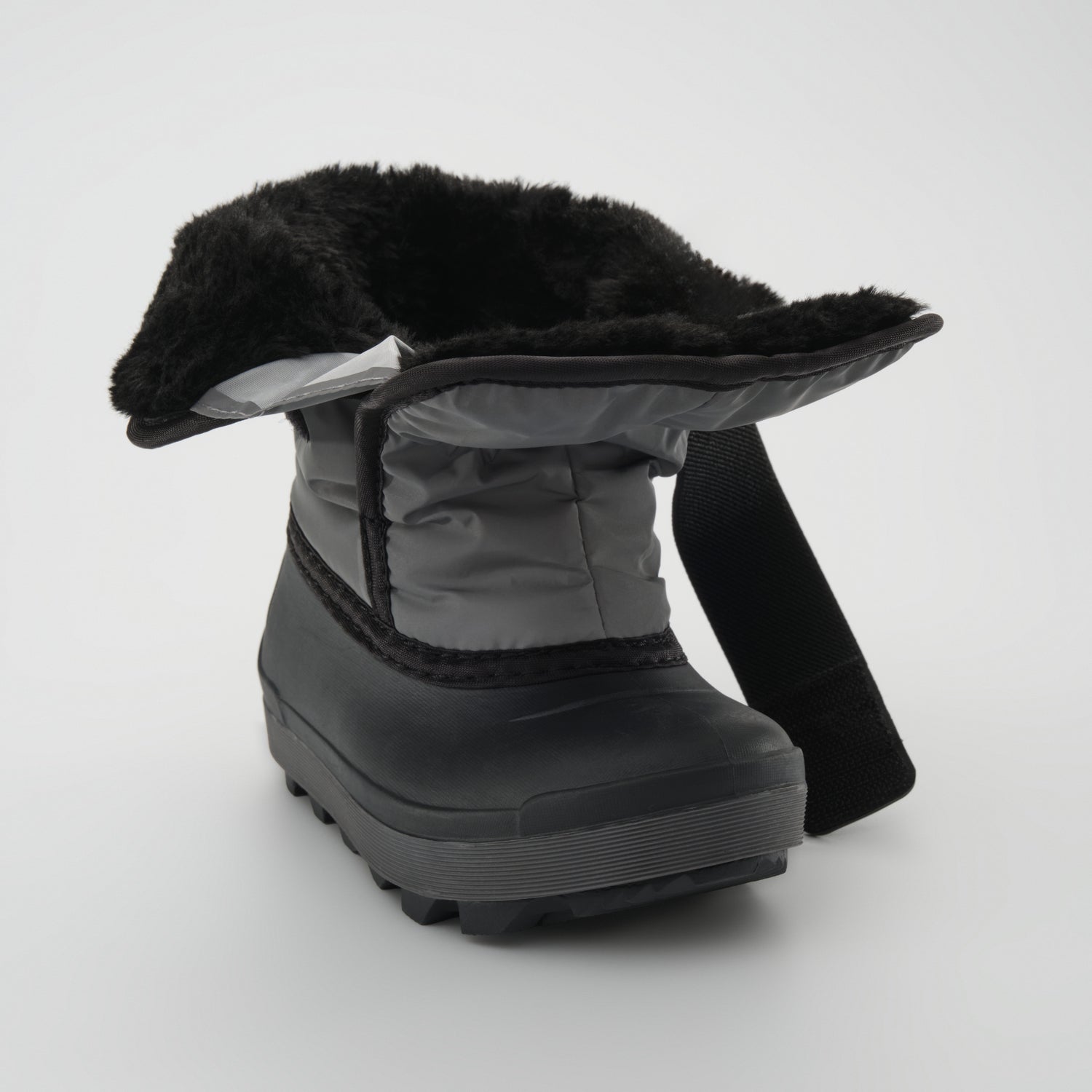 Silver : Snowbug 7 Kids Winter Boots - Three-Quarter Open View