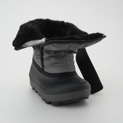 Silver : Snowbug 7 Kids Winter Boots - Three-Quarter Open View