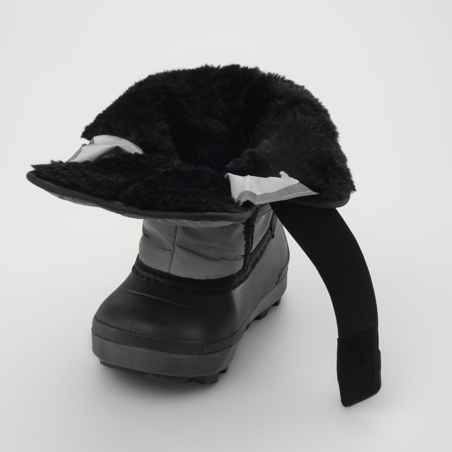 Silver : Snowbug 7 Kids Winter Boots - Three-Quarter Open View