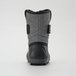Silver : Snowbug 7 Kids Winter Boots - Back View