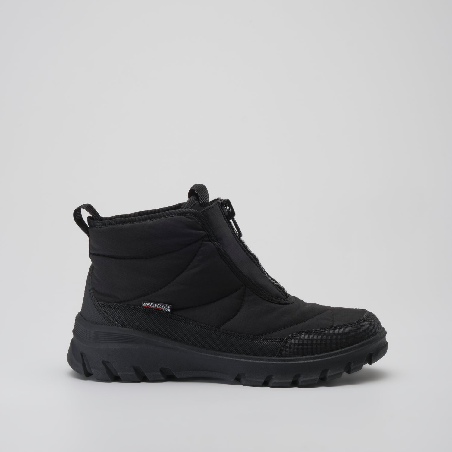 Black : Snowdon Low Wide Women's Winter Boots - Side View