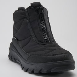 Black : Snowdon Low Women's Winter Boots - Three-Quarter Front View