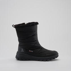 Black : Snowdon Zip Women's Winter Boots - Side View