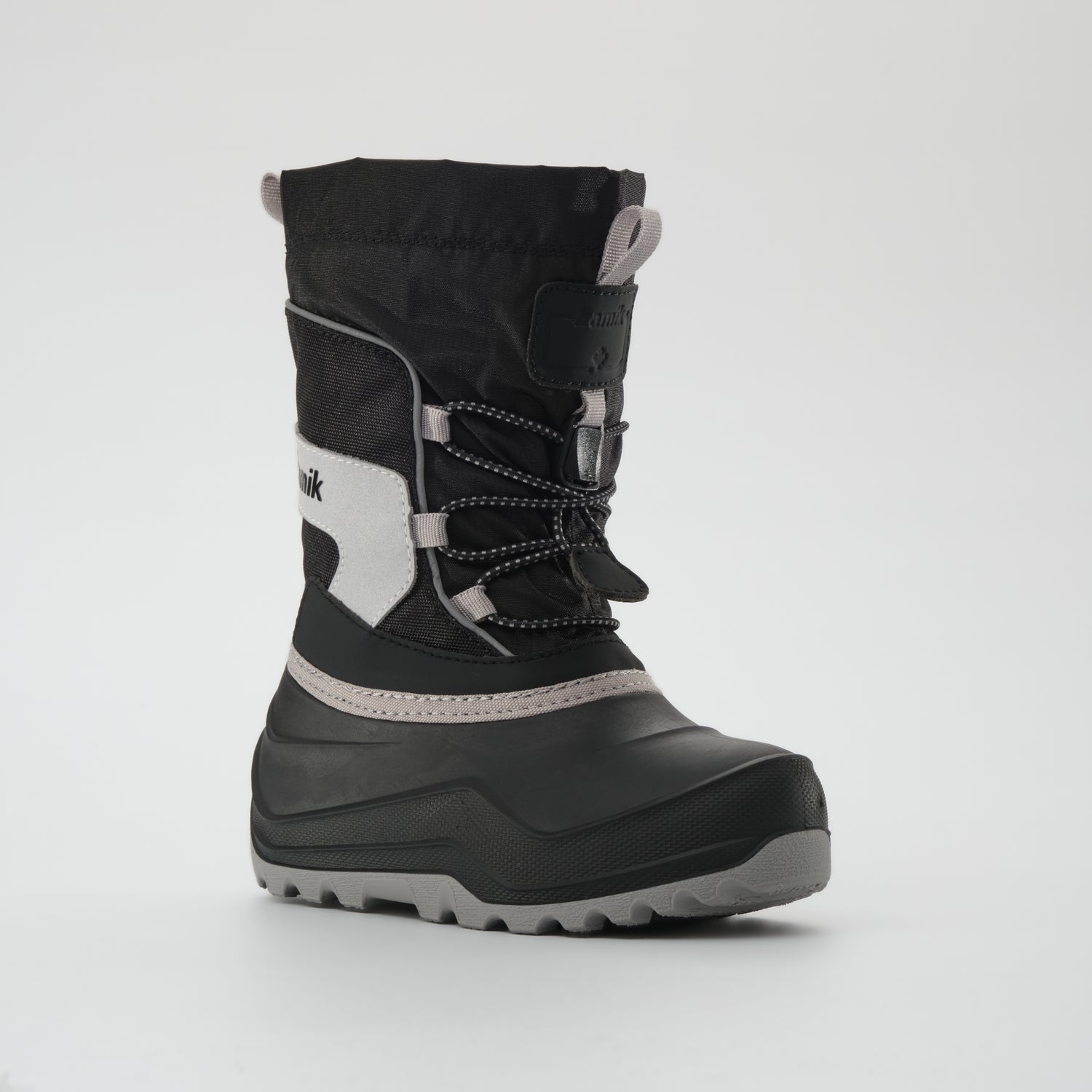 Black : Snowfall P 3 Kids Winter Boots - Main View