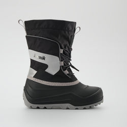 Black : Snowfall P 3 Kids Winter Boots - Side View