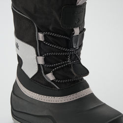 Black : Snowfall P 3 Kids Winter Boots - Laces View