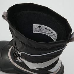 Black : Snowfall P 3 Kids Winter Boots - Inside View
