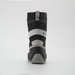 Black : Snowfall P 3 Kids Winter Boots - Back View