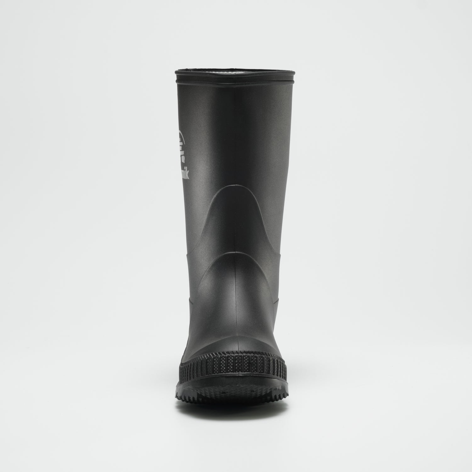 Black : Stomp Kids' Rain Boots - Front View