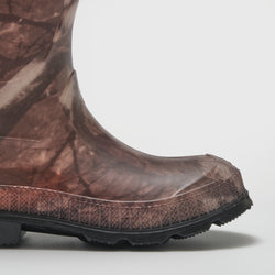 Mossy Oak Break-Up Country : Stomp Camo Kids' Rain Boots - Side View Close-up