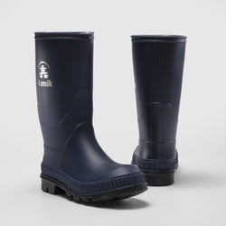 Navy-Black : Stomp Kids' Rain Boots - Pair View