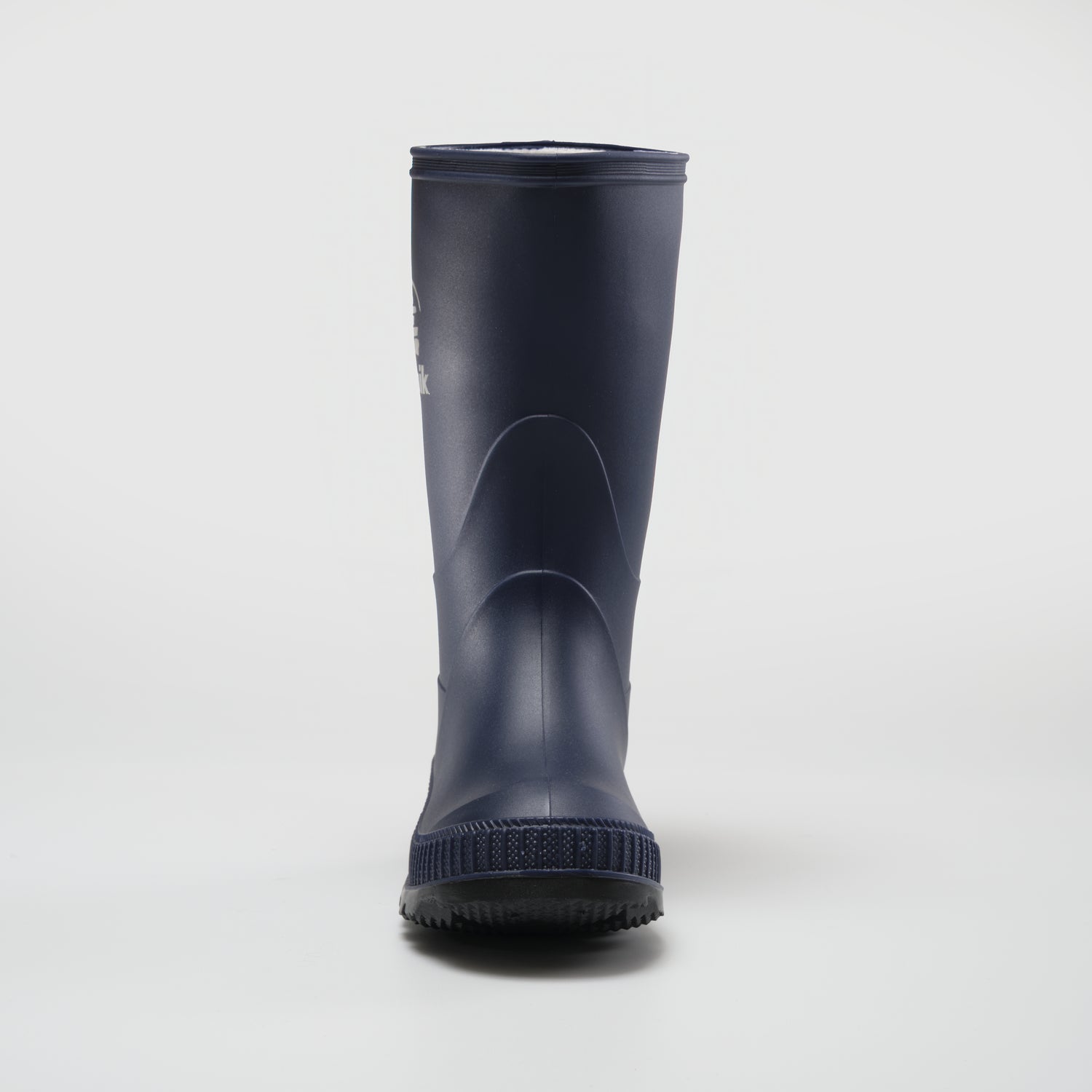 Navy-Black : Stomp Kids' Rain Boots - Front View