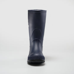 Navy-Black : Stomp Kids' Rain Boots - Front View