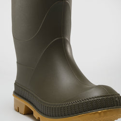 Olive : Stomp Kids' Rain Boots - Three-Quarter View Close-up