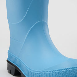 Sky Blue : Stomp Kids' Rain Boots - Three-Quarter View Close-up
