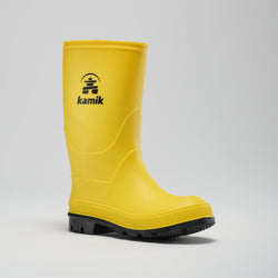 Yellow-Black : Stomp Kids' Rain Boots - Main View