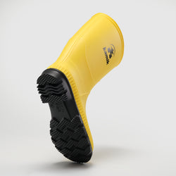 Yellow-Black : Stomp Kids' Rain Boots - Outsole View