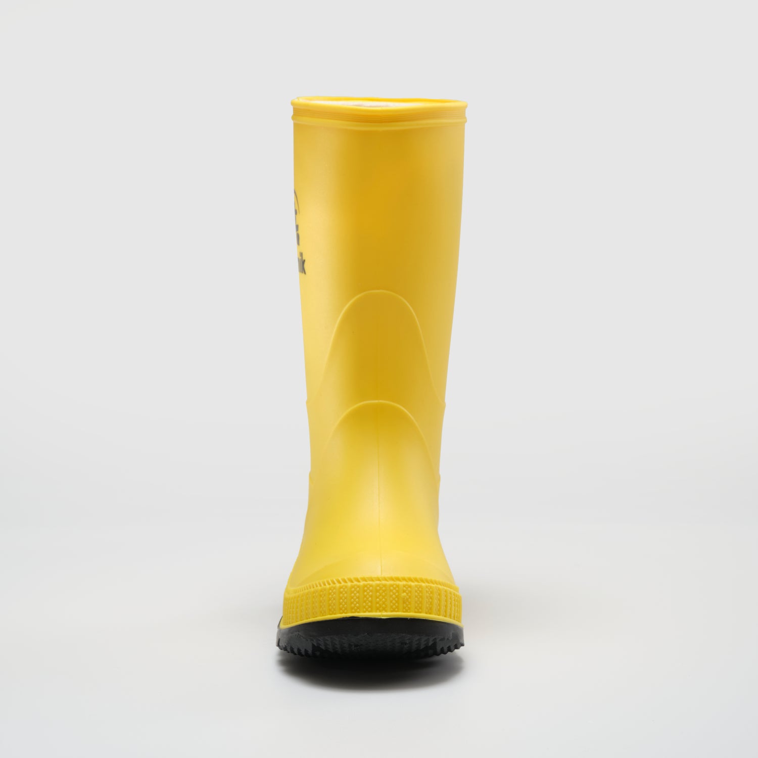Yellow-Black : Stomp Kids' Rain Boots - Front View