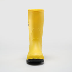 Yellow-Black : Stomp Kids' Rain Boots - Front View