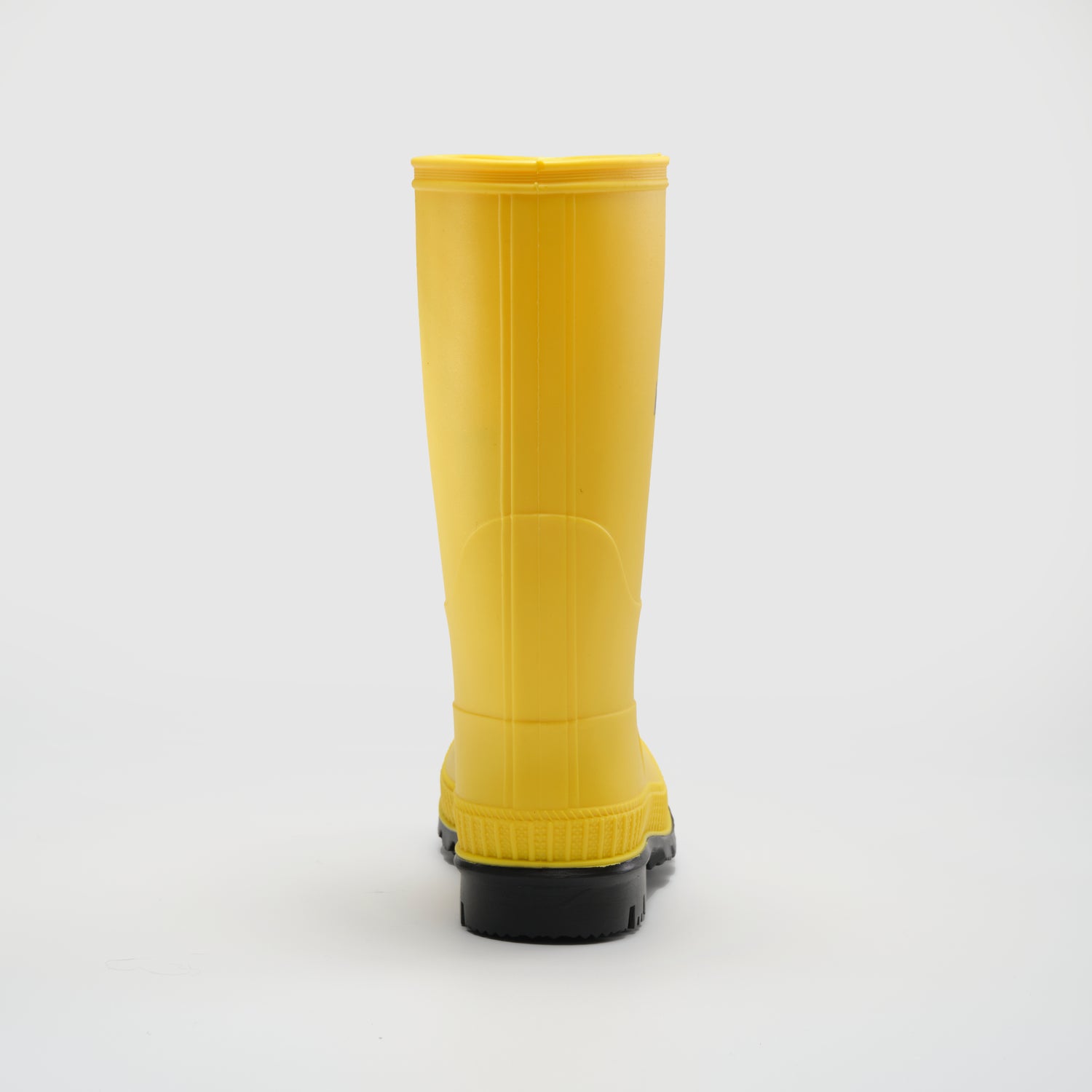 Yellow-Black : Stomp Kids' Rain Boots - Back View