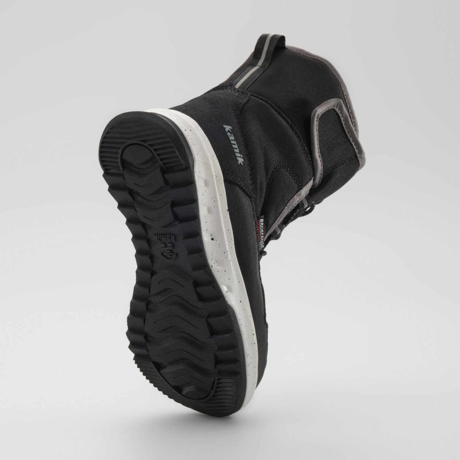 Black : Stormex EZ Kids Winter Boots - Outsole View