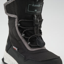 Black : Stormex EZ Kids Winter Boots - Laces View