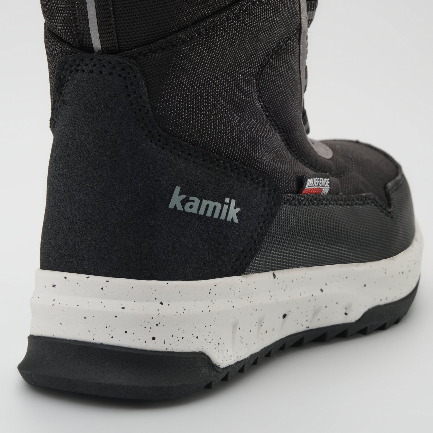 Black : Stormex EZ Kids Winter Boots - Close-up Back View