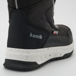 Black : Stormex EZ Kids Winter Boots - Close-up Back View
