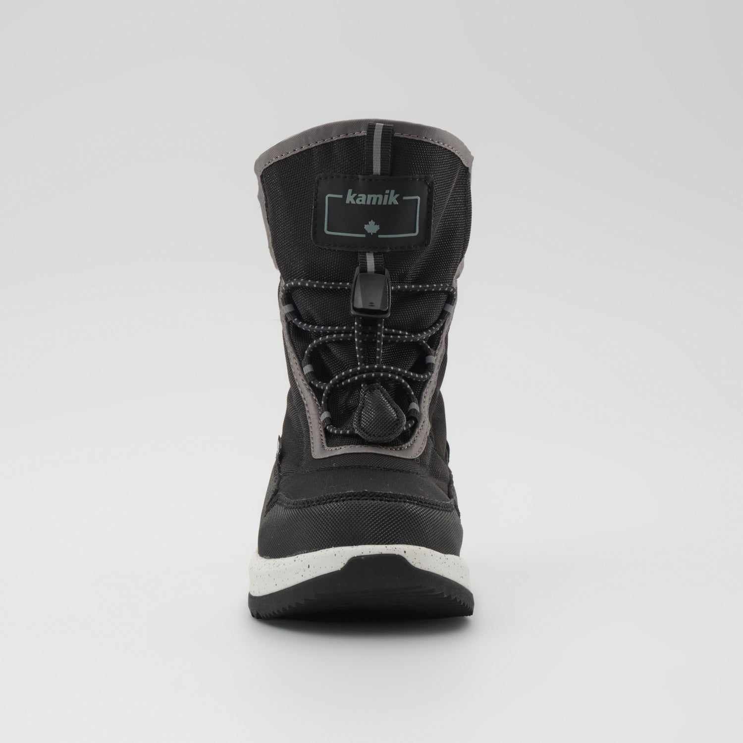 Black : Stormex EZ Kids Winter Boots - Front View