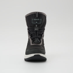 Black : Stormex EZ Kids Winter Boots - Front View
